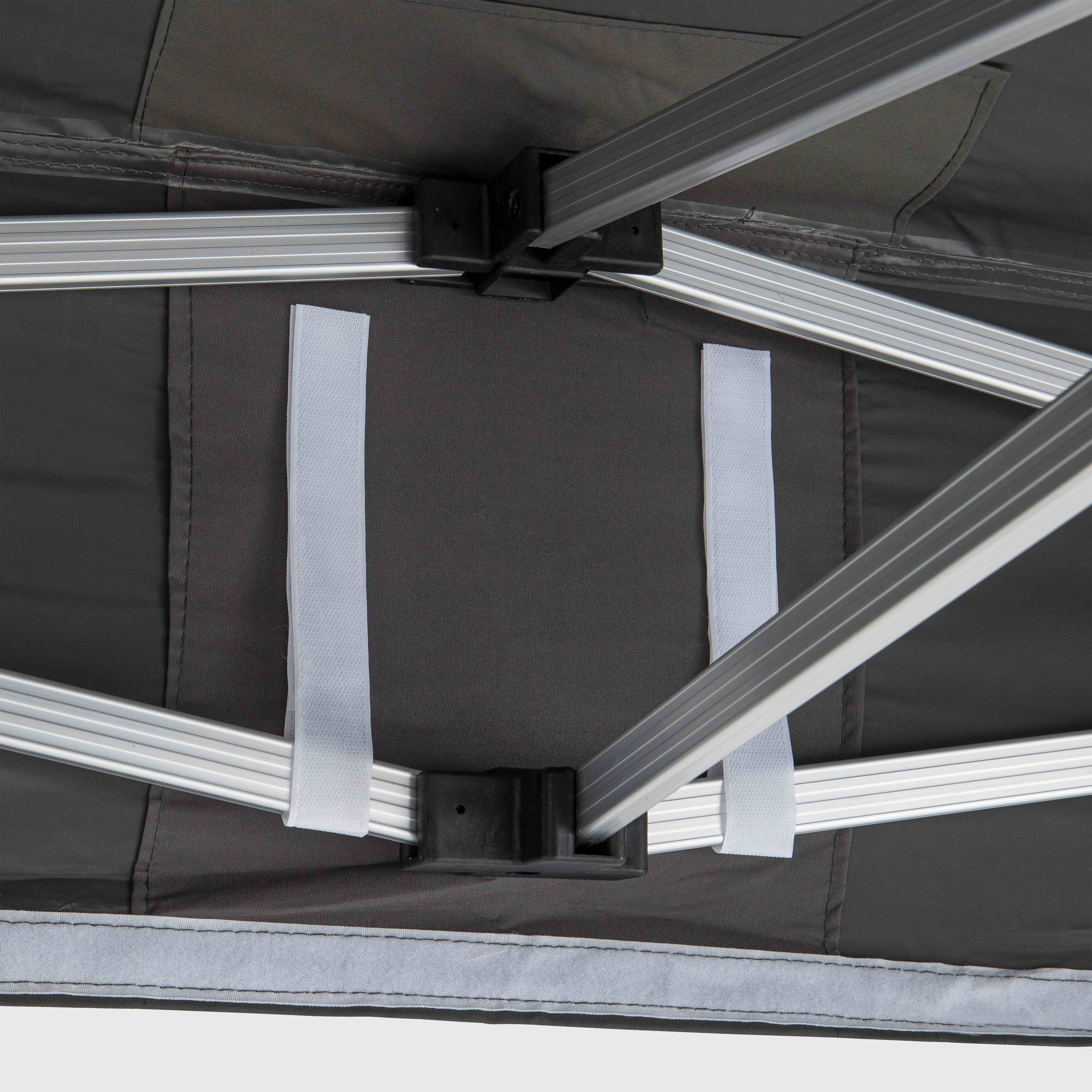 Oviala - Tente pliante 3x4,5m 300g/m² gris PRO 40 - Oviala - Image 4