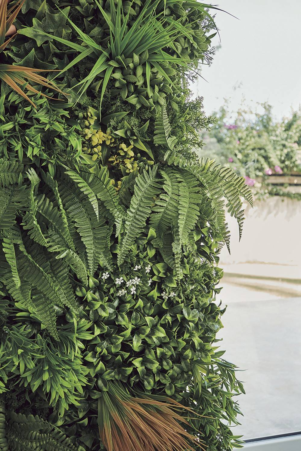 Nortène - Panneau décoratif Sauvage feuillage synthétique - Vert - 1x1m Nortene - Imagen 2