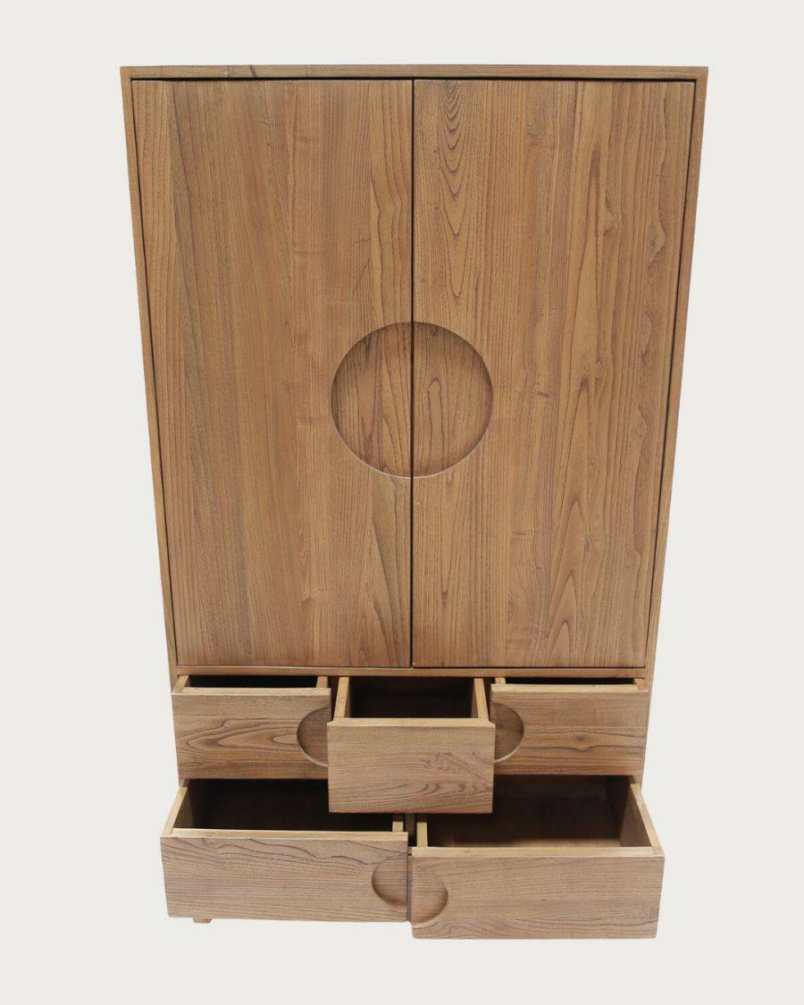 Kyoto - Armoire en bois massif de teck - UNIQKA - Imagen 3