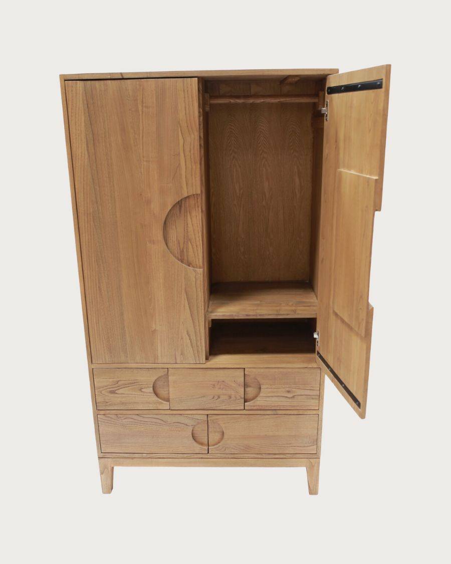 Kyoto - Armoire en bois massif de teck - UNIQKA - Imagen 4