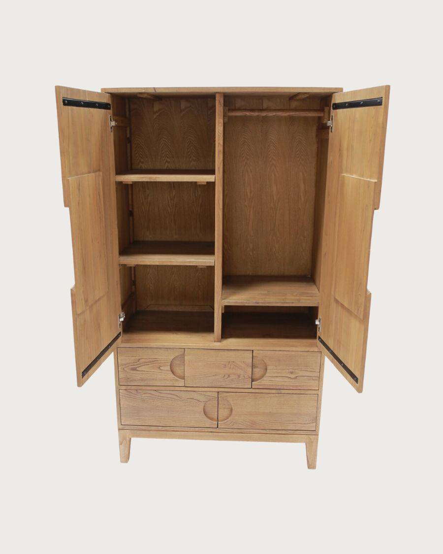 Kyoto - Armoire en bois massif de teck - UNIQKA - Imagen 5