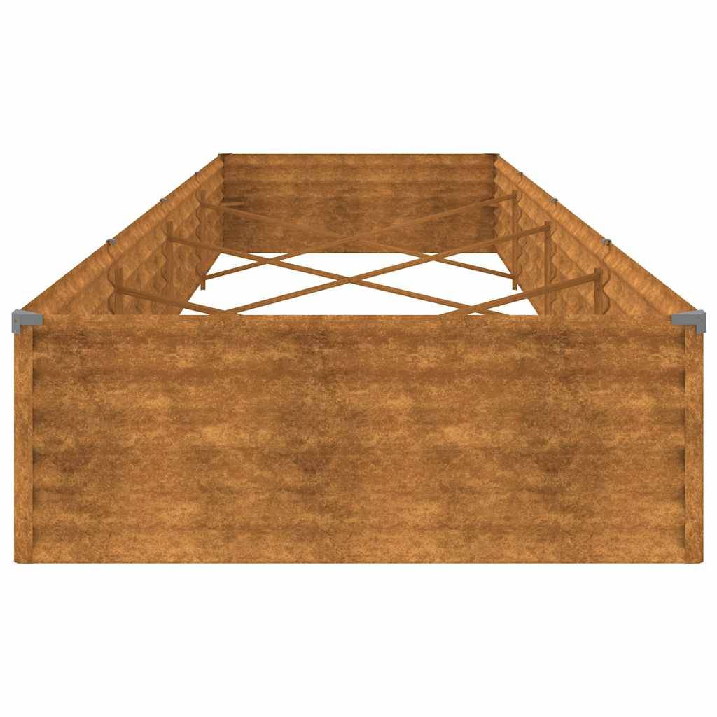 ComfortXL - Carré potager rectangulaire Acier Corten jardin Rouillé 387x100x36 cm – ComfortXL Outdoor Living - Image 5