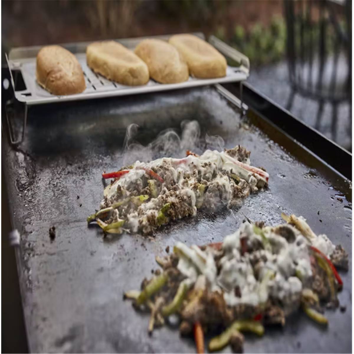 Weber - Plateau de réchauffage pour plancha en inox - Weber - Imagen 5
