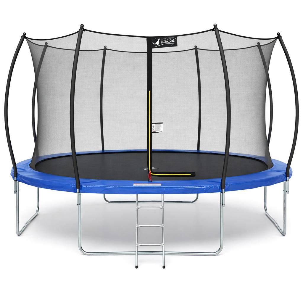 Kangui - Trampoline rond Ø 430cm avec filet de sécurité et échelle - FPR 430 Kangui