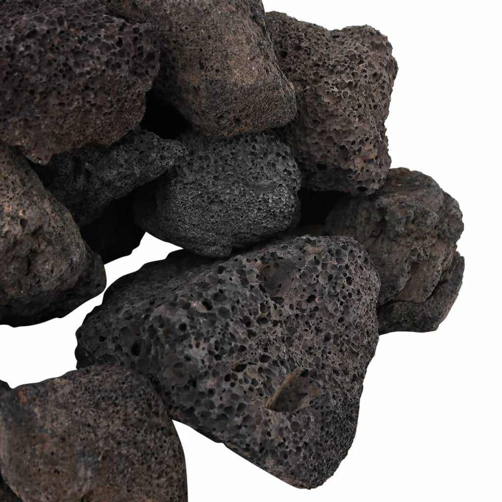 Pierres de Lave Décoratives pour Bassin et Jardin 10 kg Noir 5-8 cm - ComfortXL Outdoor Living - Image 5