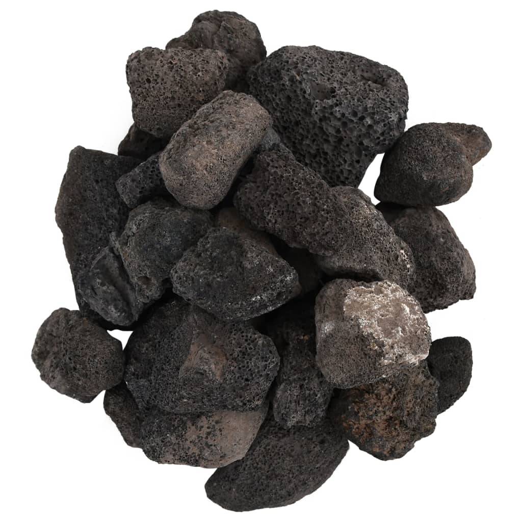 Pierres de Lave Décoratives pour Bassin et Jardin 10 kg Noir 5-8 cm - ComfortXL Outdoor Living - Image 4