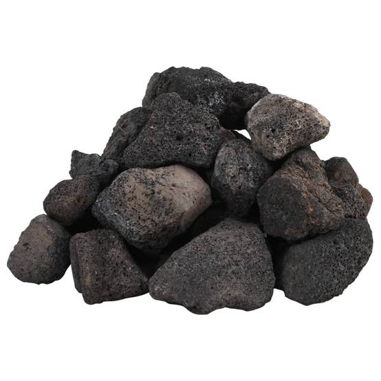Pierres de Lave Décoratives pour Bassin et Jardin 10 kg Noir 5-8 cm - ComfortXL Outdoor Living - Image 3