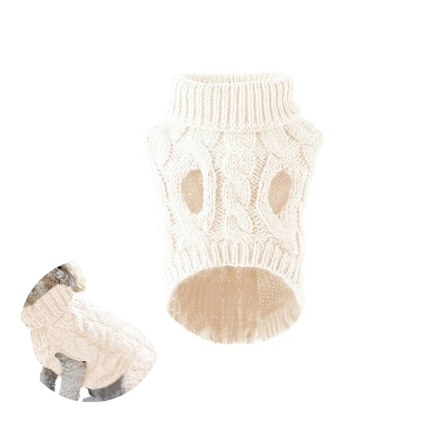 DtopbuyAge - Pull sans Manches pour Chien - Chaud et Confortable XL DtopbuyAge