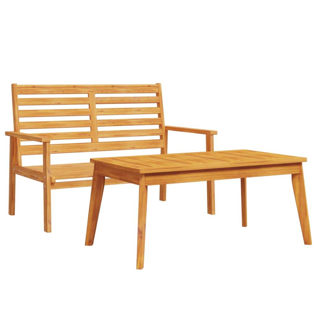 Maison Chic - Salon de jardin - Mobilier de jardin bois massif d'acacia