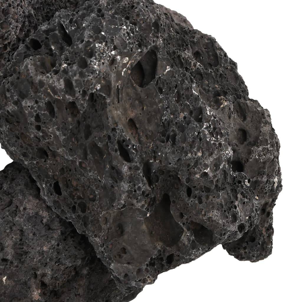 Grosses Roches Volcaniques pour Gabion et Rocaille 10 kg Noir 10-30 cm - ComfortXL Outdoor Living - Image 5