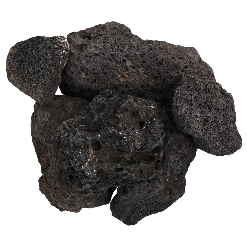 Grosses Roches Volcaniques pour Gabion et Rocaille 10 kg Noir 10-30 cm - ComfortXL Outdoor Living - Image 4