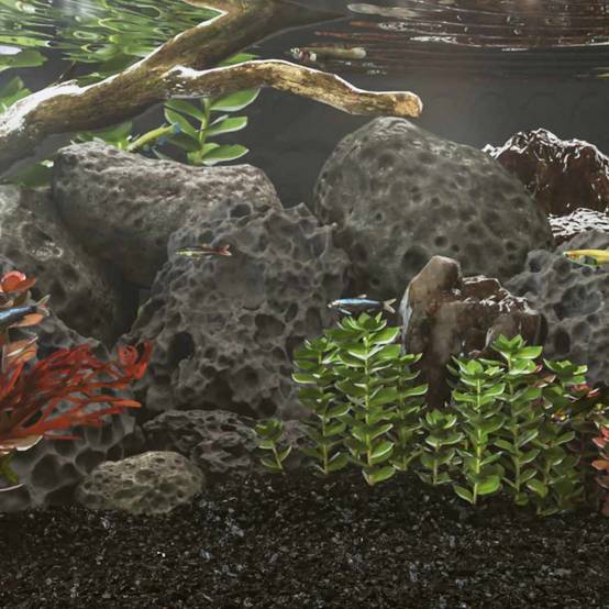 Grosses Roches Volcaniques pour Gabion et Rocaille 10 kg Noir 10-30 cm - ComfortXL Outdoor Living - Image 1