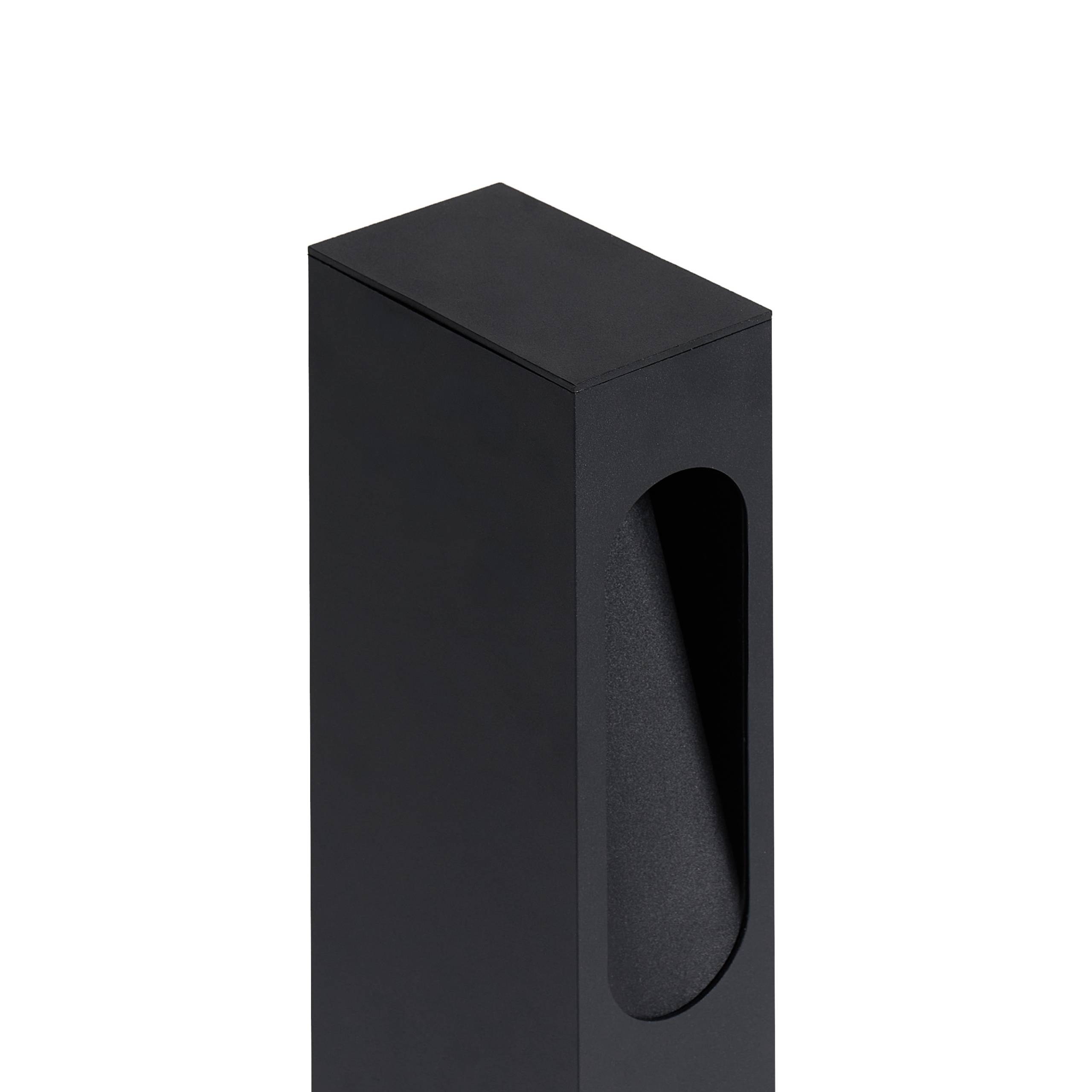 Beliani - Borne Lumineuse Aluminium Noir ASNEIRO - 7x12x60- Beliani - Image 7