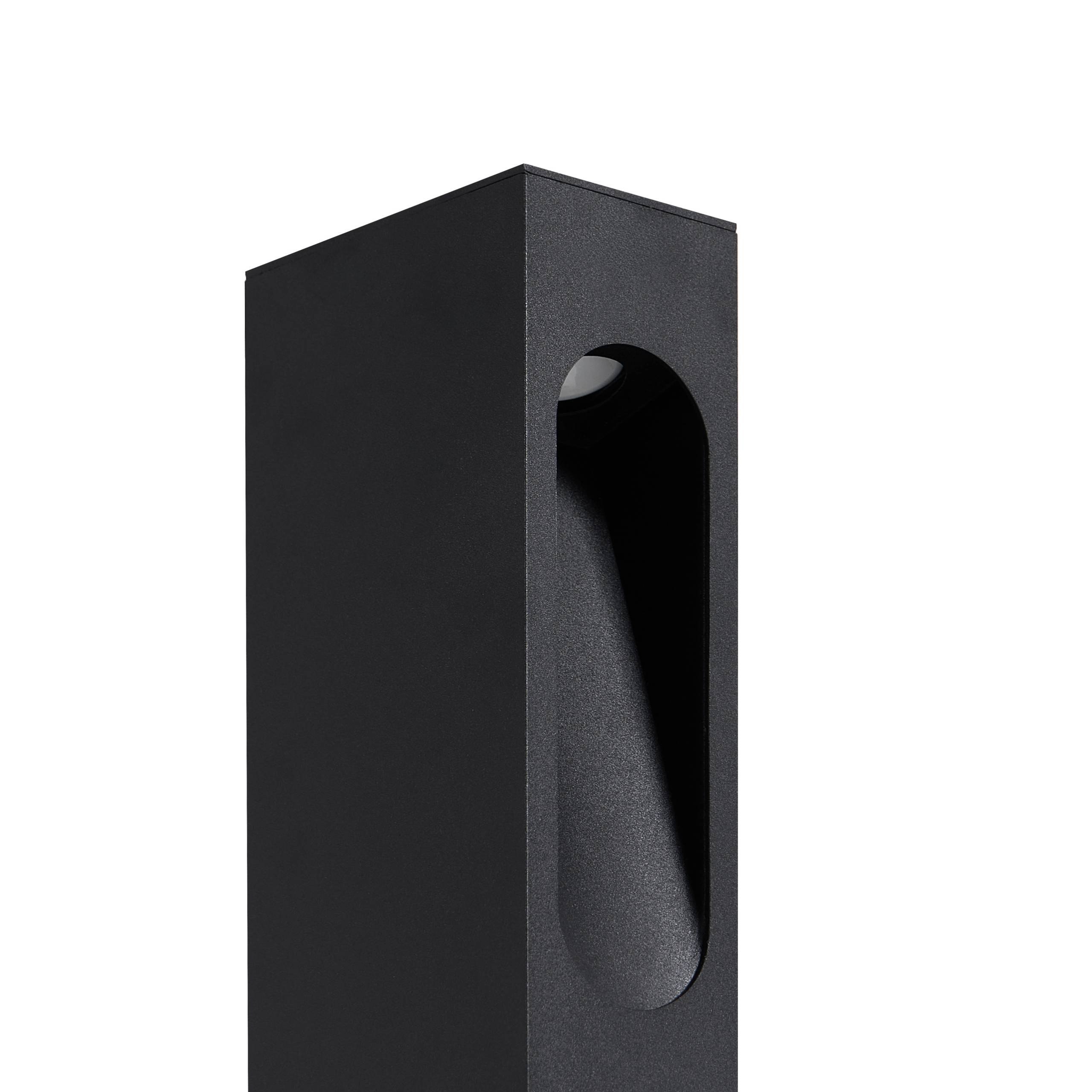 Beliani - Borne Lumineuse Aluminium Noir ASNEIRO - 7x12x60- Beliani - Image 6