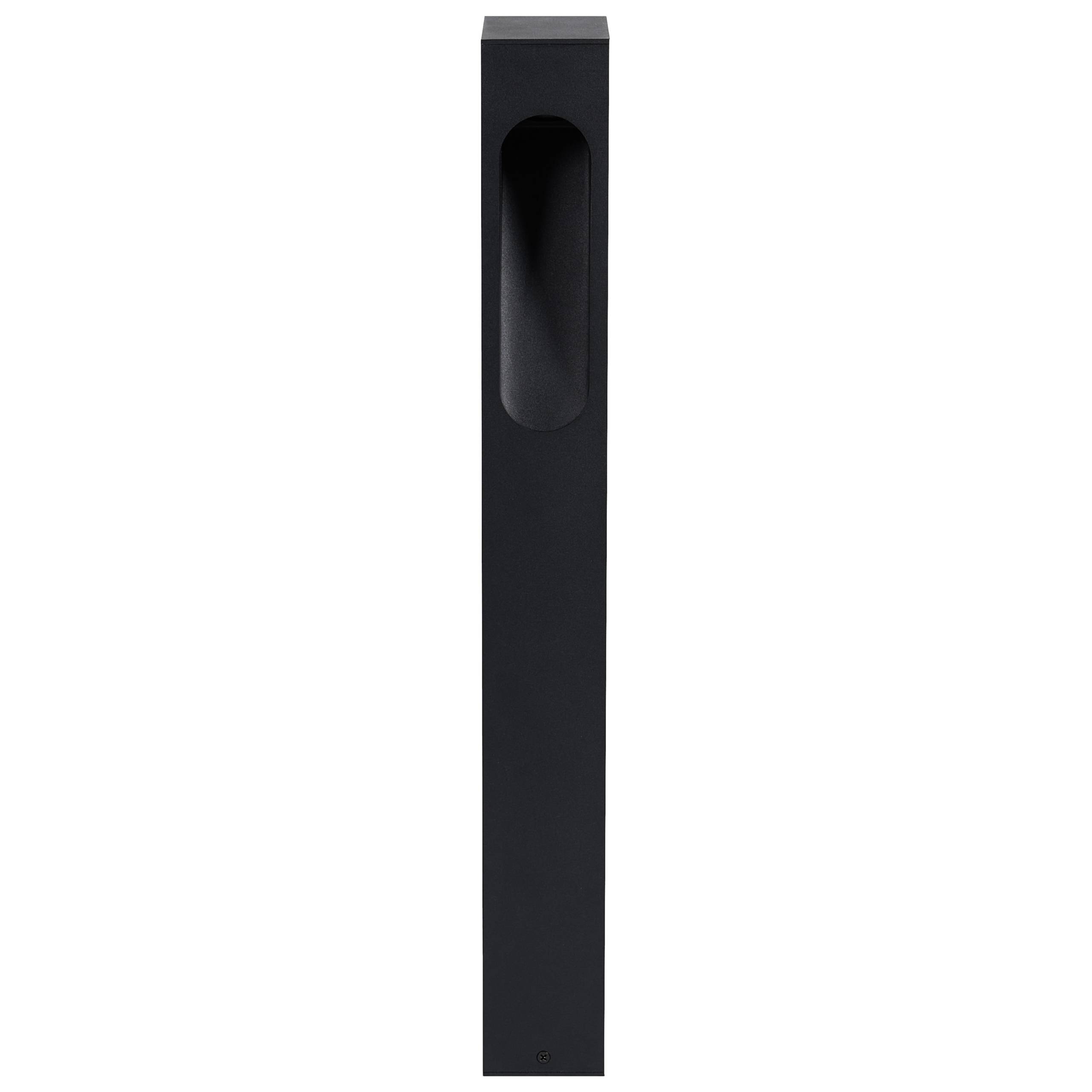 Beliani - Borne Lumineuse Aluminium Noir ASNEIRO - 7x12x60- Beliani - Image 4