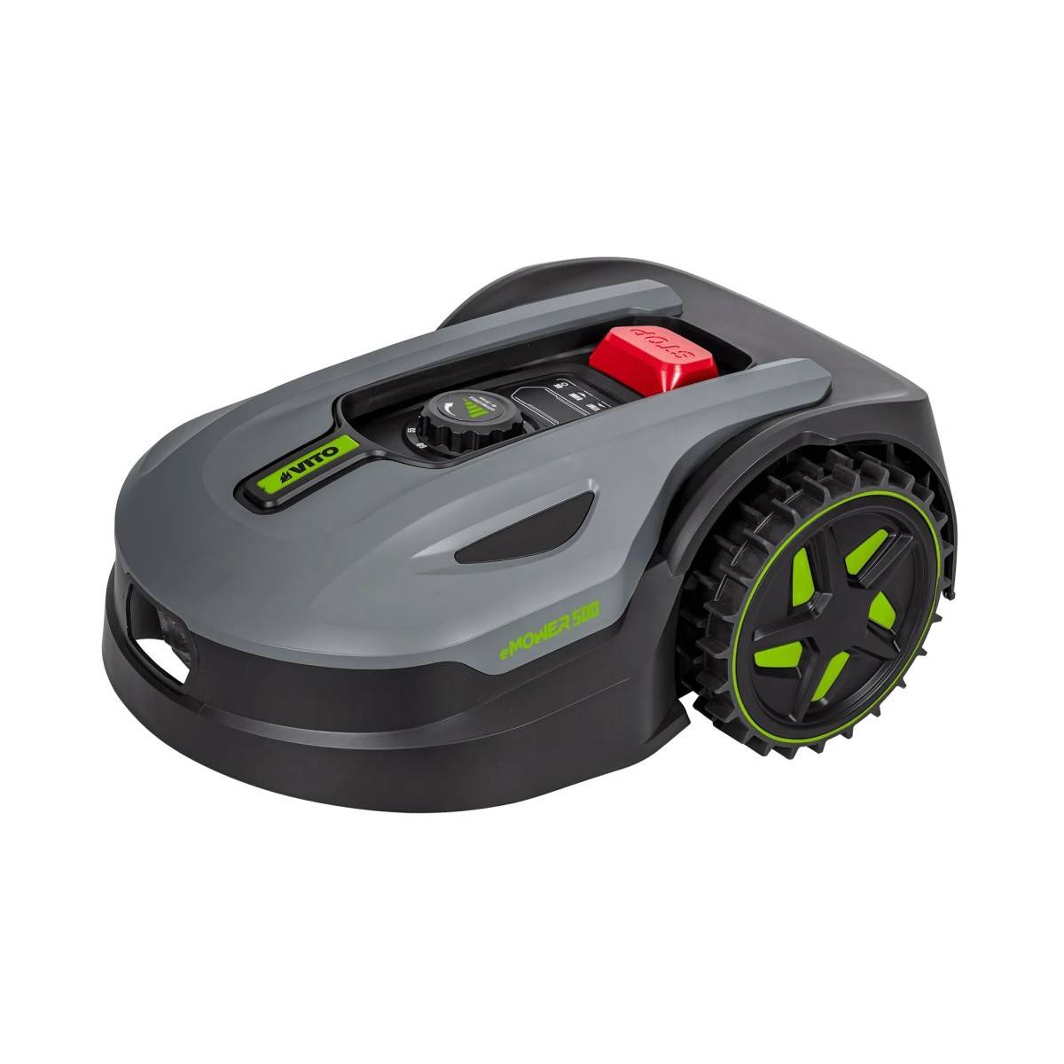Robot Tondeuse sans fil 500m2 Brushless 3 Lames Coupe 180mm Retour station automatique Mulching VITO - Image 3