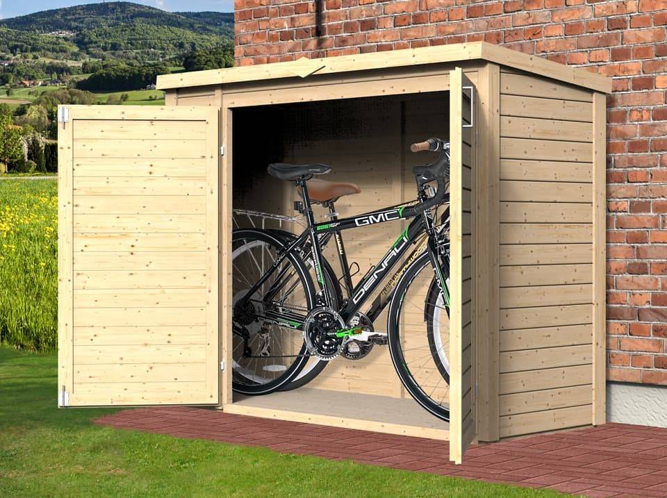 Direct Abris - Coffre en Bois BORA 3 - 200 x 82 cm - Stockage Velo / Outils - Espace de Rangement Exterieur - Coffre de Jardin - Abri de Jardin - Imagen 1