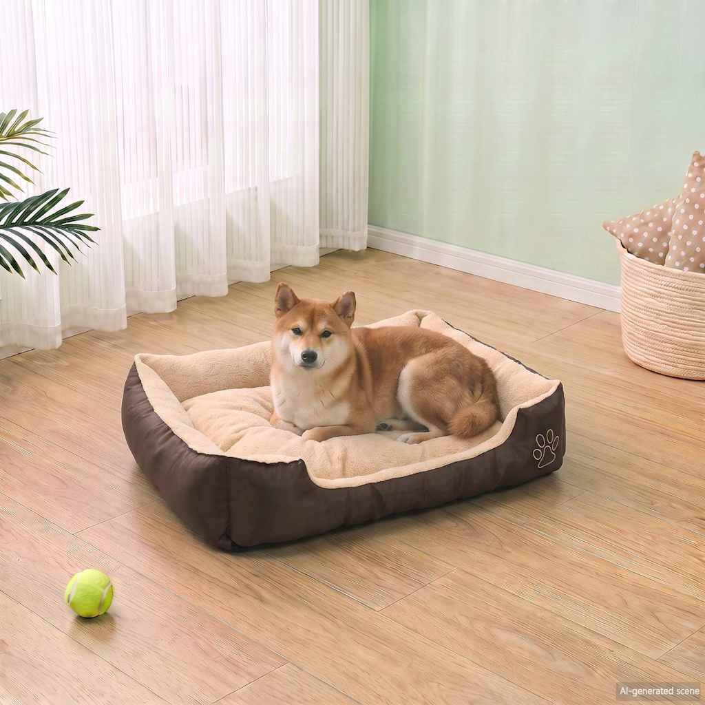 Vidaxl - Lit chaud pour chiens avec coussin rembourré Taille M vidaXL 170204 - Imagen 1