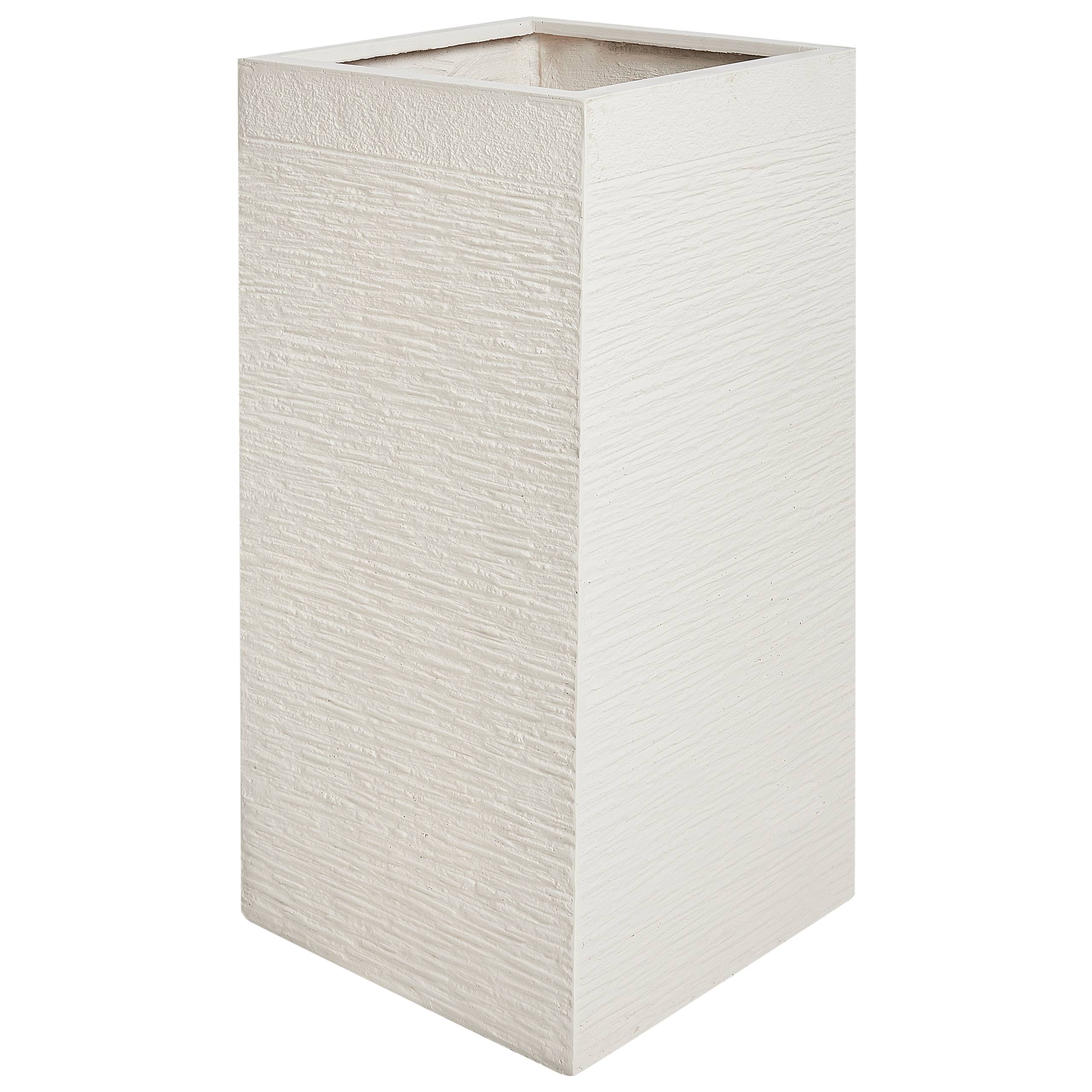 Beliani - Cache-pot d'extérieur Fibre d'argile Beige clair DION - Beliani - Imagen 4