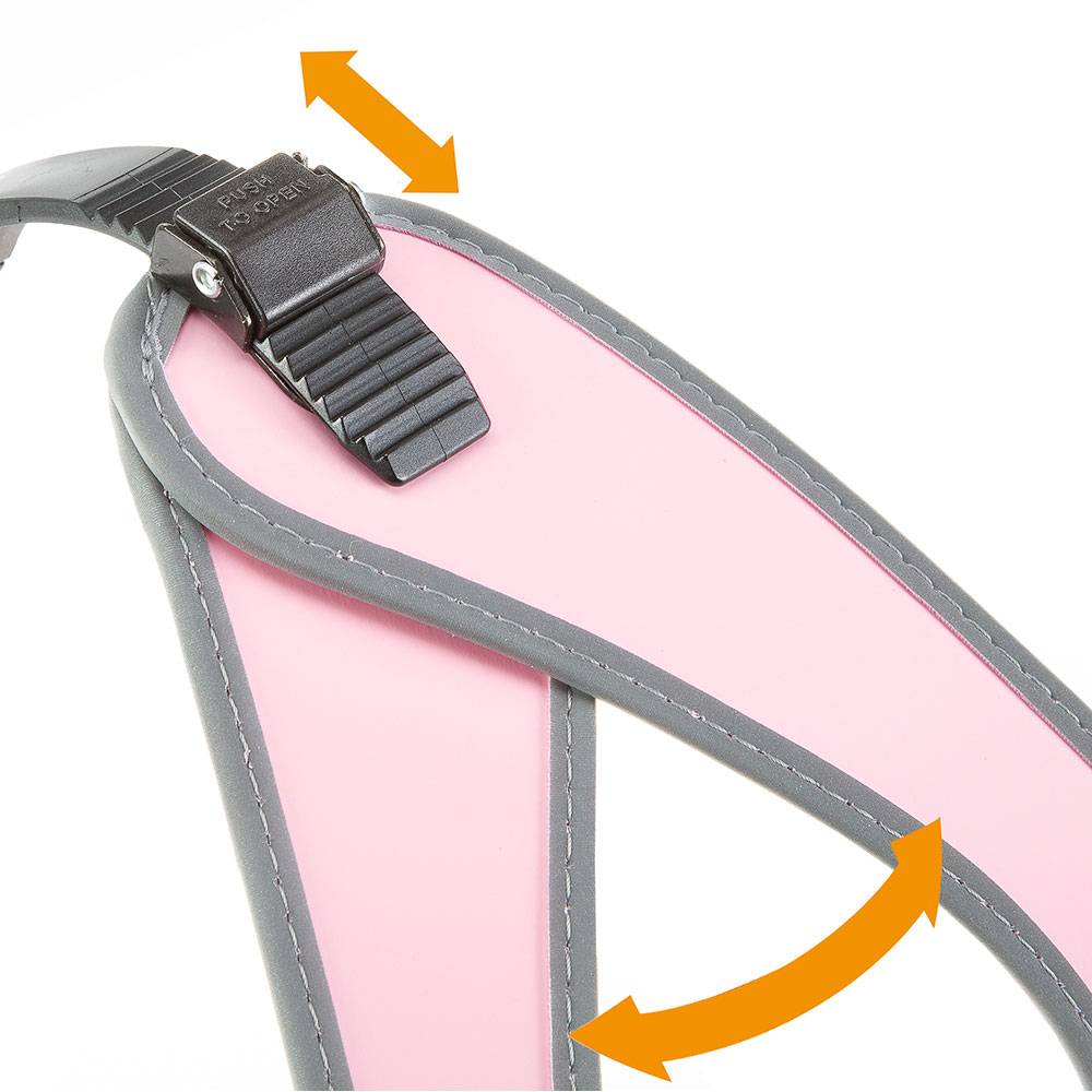 Ferplast - AGILA 7 Harnais chien A=B 63÷71 cm Rose - Imagen 6