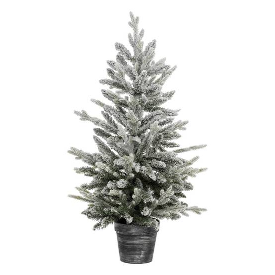 Sapin en pot Frosty 100cm FEERIC LIGHTS & CHRISTMAS - Image 1