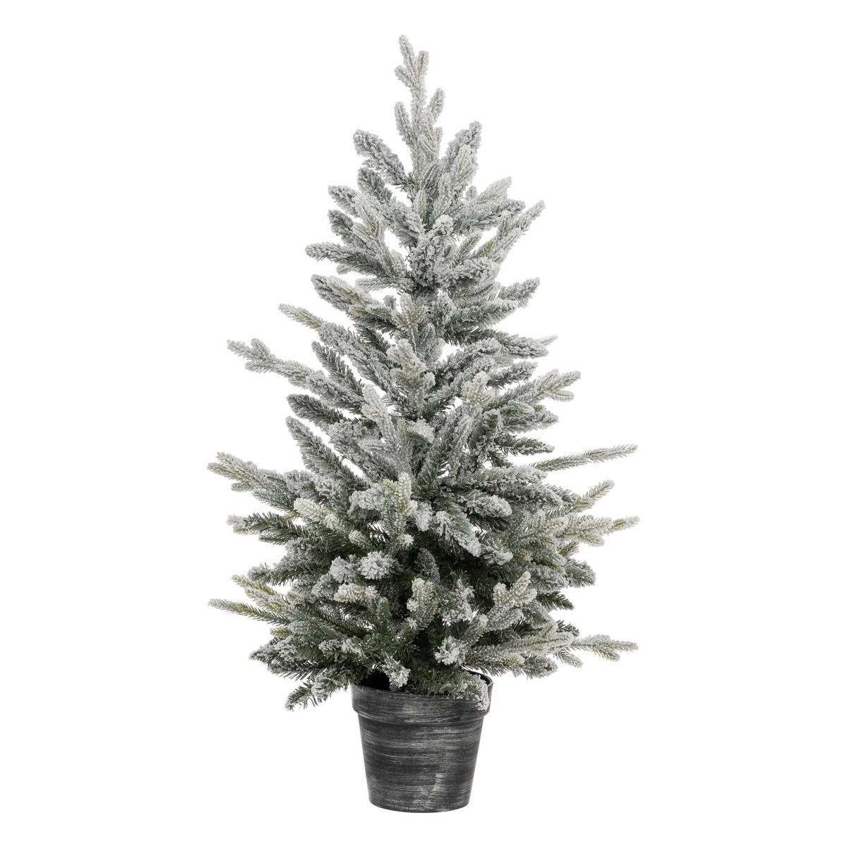 Sapin en pot Frosty 100cm FEERIC LIGHTS & CHRISTMAS - Image 1