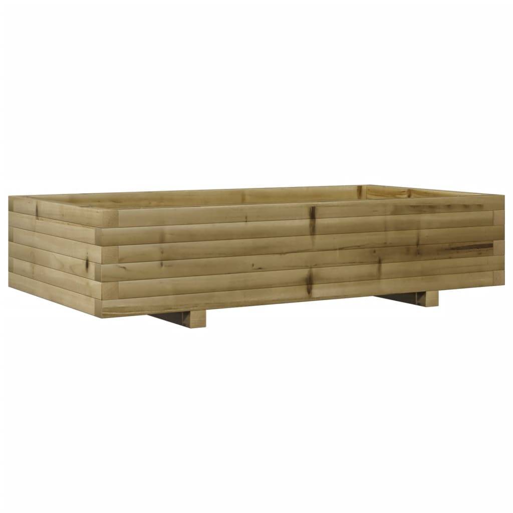 Maison Chic - Jardinière, Bac à fleurs, Pot de fleurs 110x60x26,5 cm bois de pin imprégné - Imagen 7