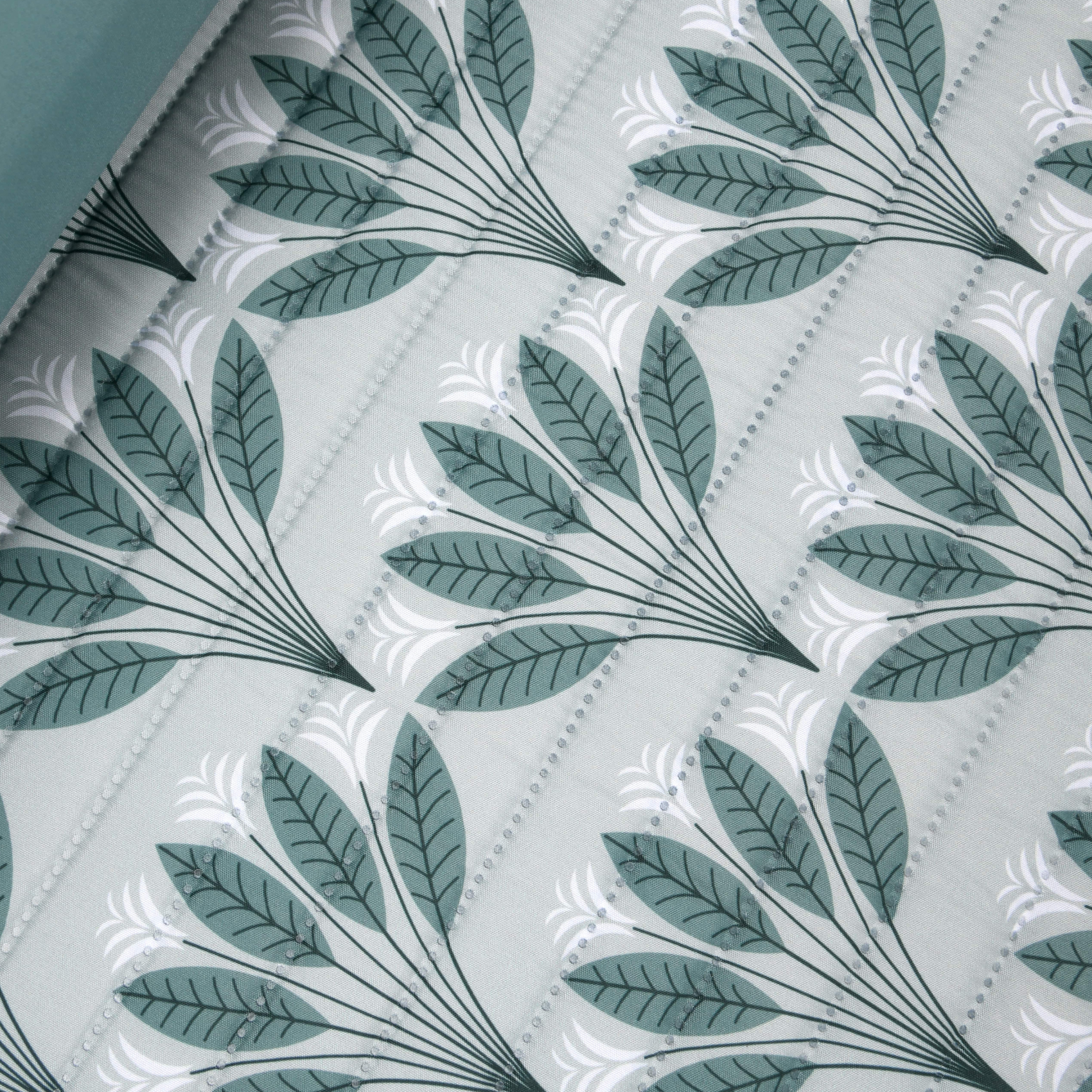 Lovely Casa - Matelas de plage à motif géométrique - LOVELY CASA - Polyester - Vert - Imagen 2