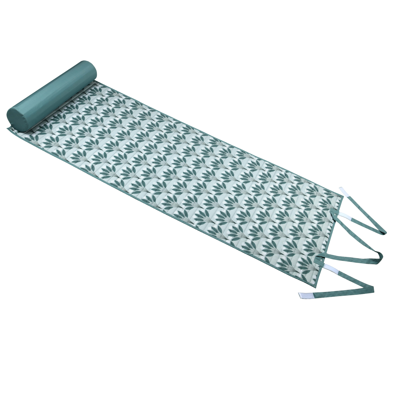 Lovely Casa - Matelas de plage à motif géométrique - LOVELY CASA - Polyester - Vert - Imagen 1