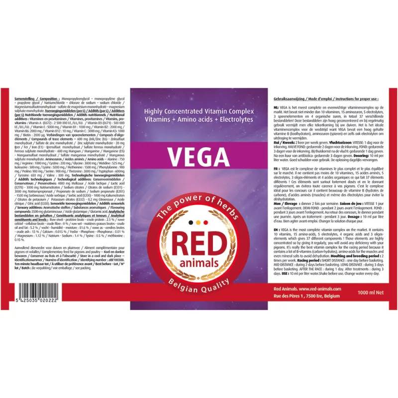 Vega vitamines volailles, pigeons et lapins 0,25 - 0,5 et 1 L - Image 2