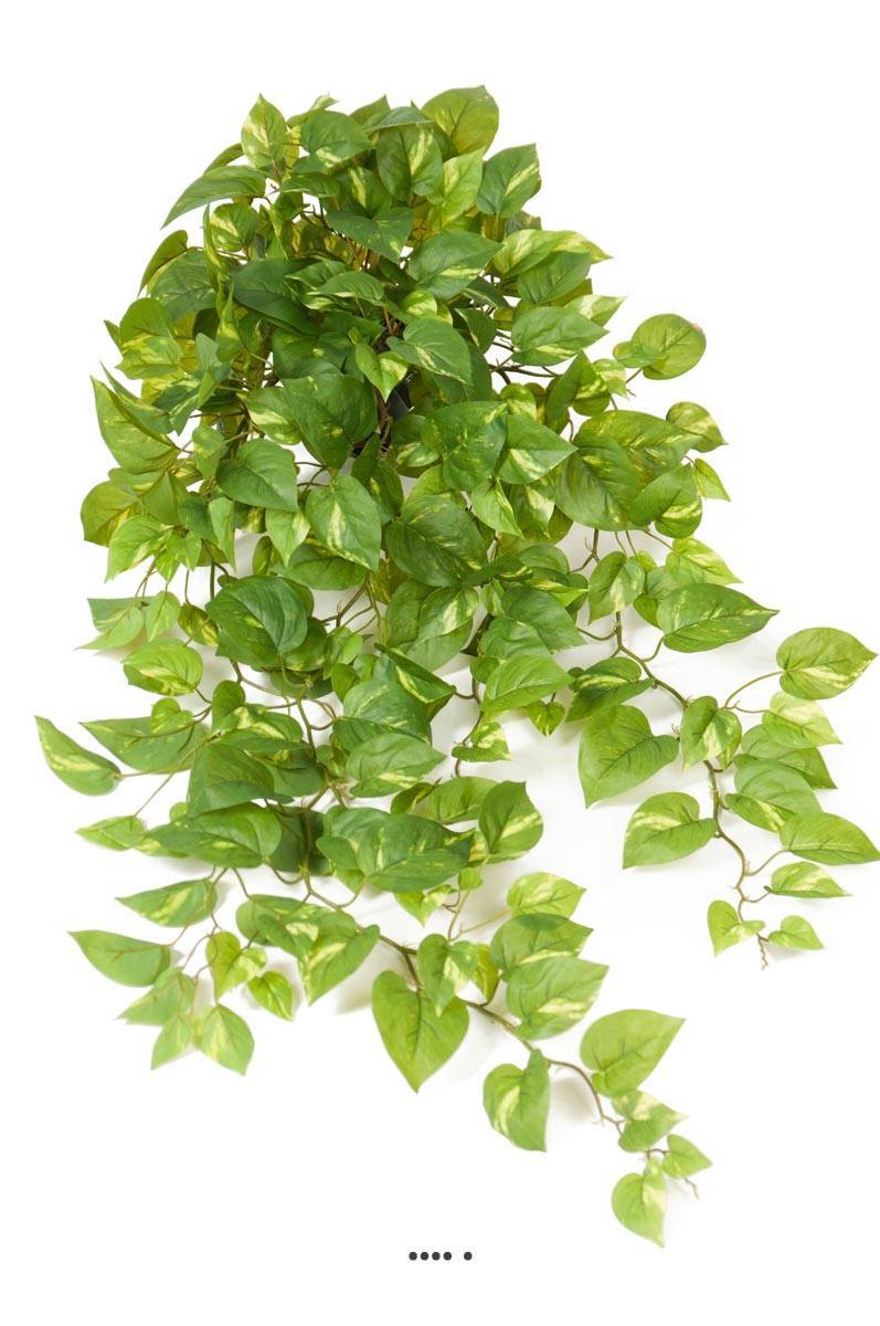 Artificielles - Pothos artificiel retombant en pot, L 100 cm - Imagen 2