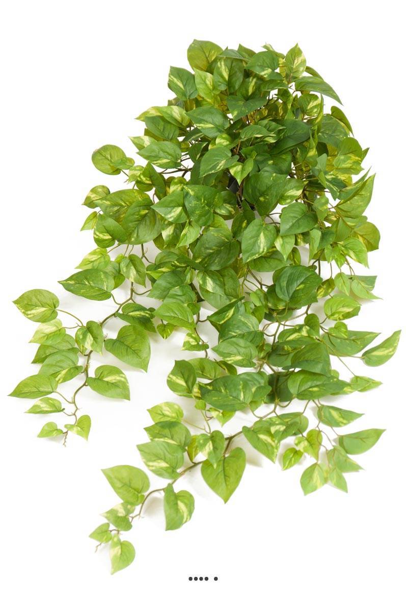 Artificielles - Pothos artificiel retombant en pot, L 100 cm - Imagen 1