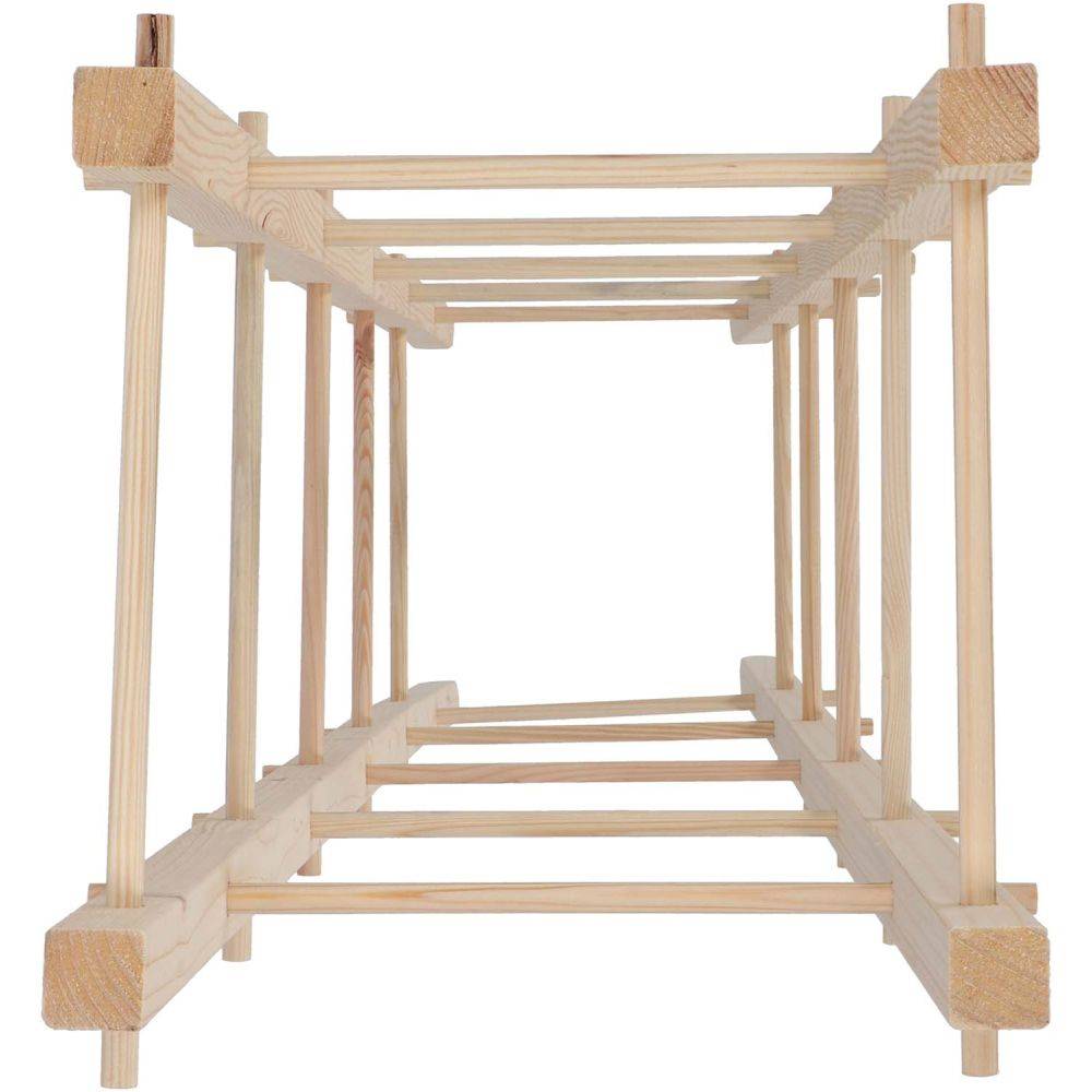 Esschert Design - Support en bois de pin pour plantes 4 piquets Tour Esschert's Garden - Imagen 4