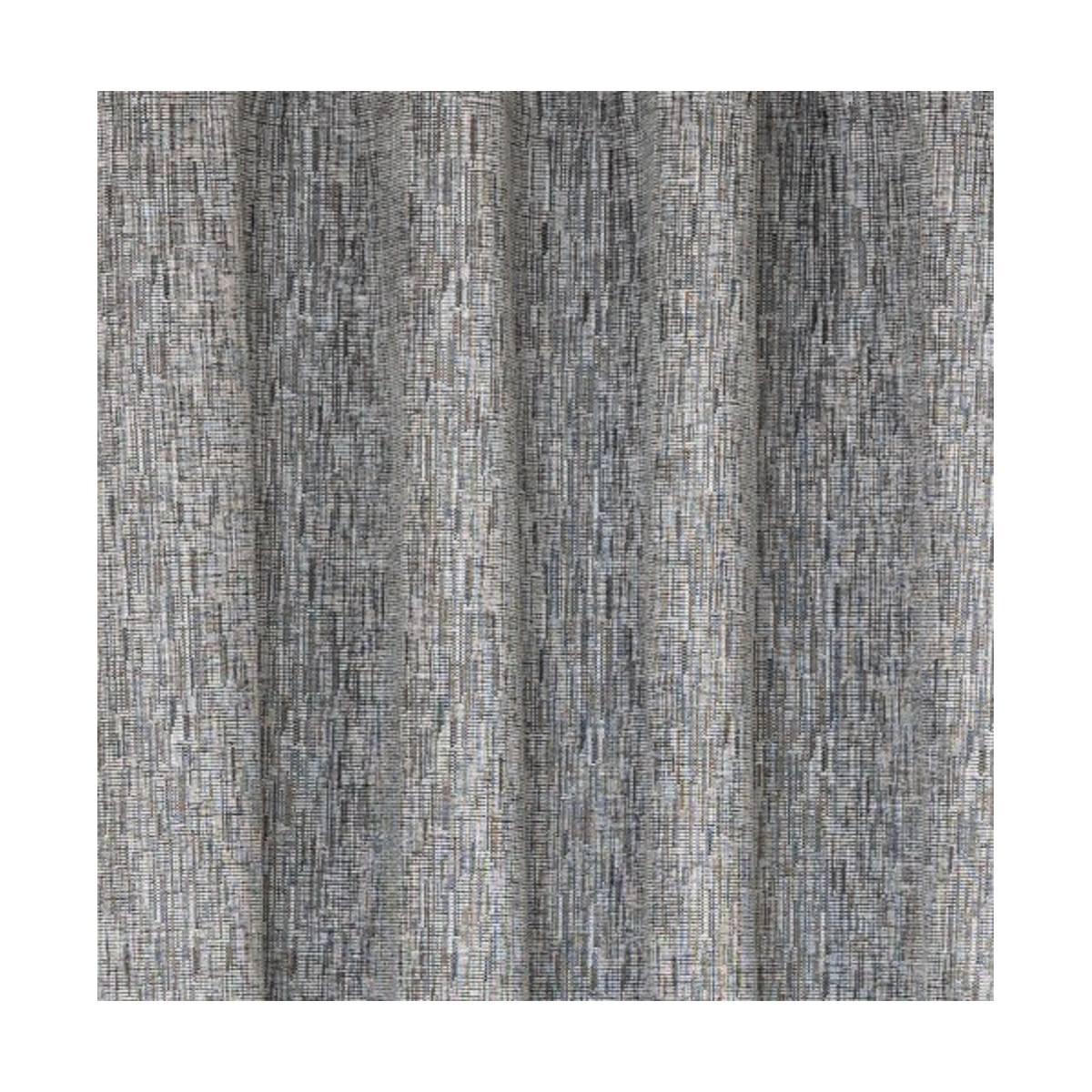 Atmosphera - Lot de 2 Rideaux à  œillets Occultant Jacquard Gris Foncé 140 x 260 cm - Imagen 3