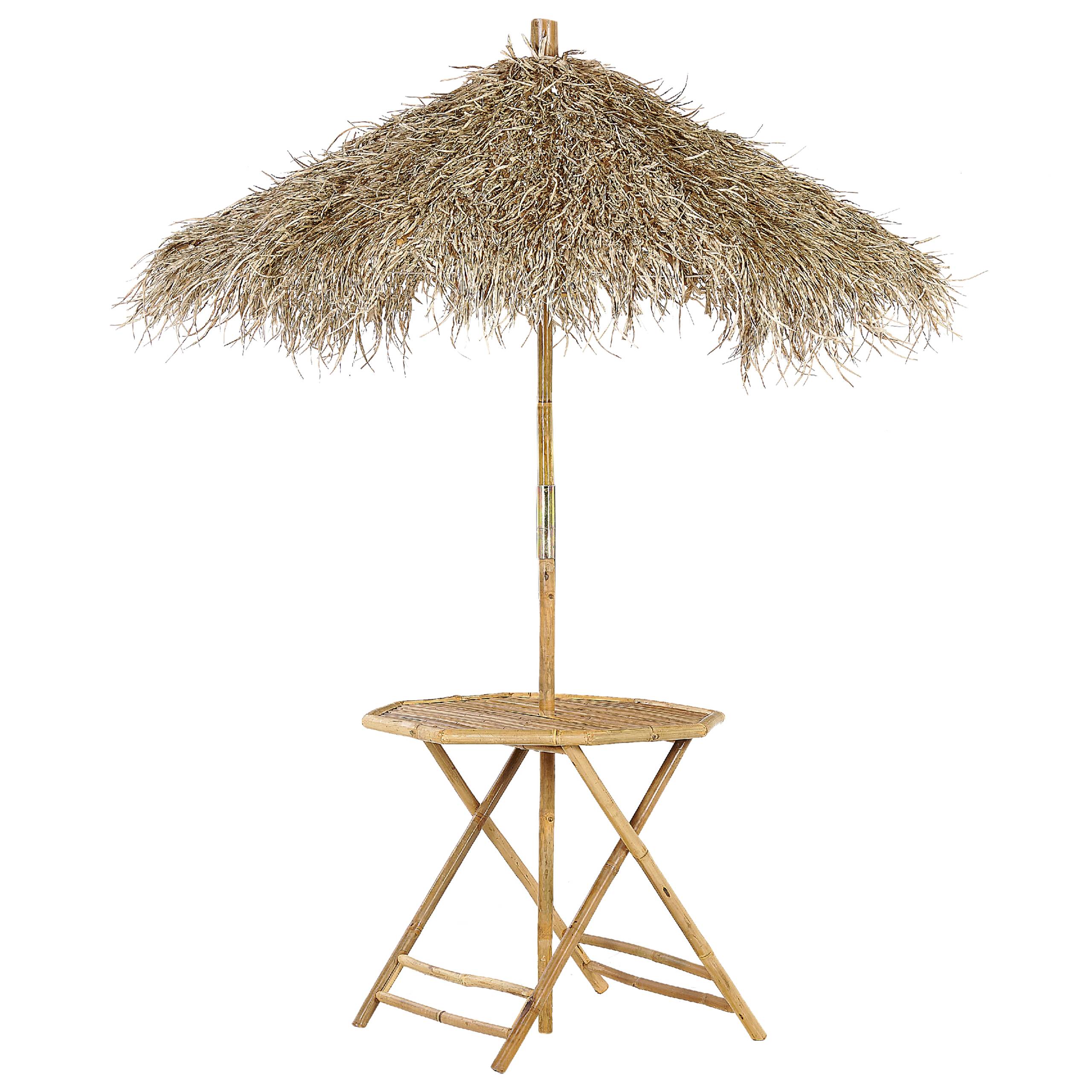 Beliani - Table bistrot Bambou Marron clair MOLISE - Beliani - Imagen 2