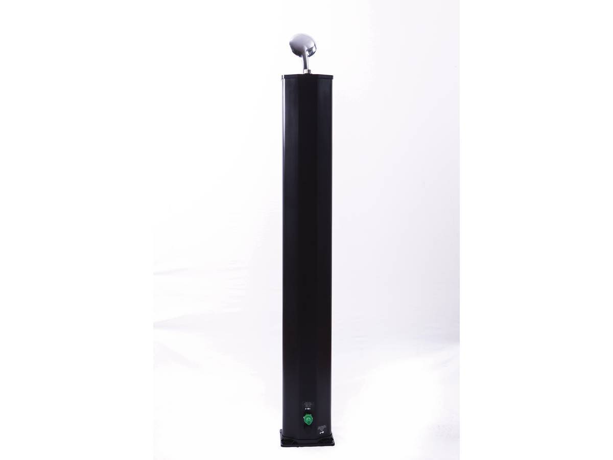 Douche Solaire Piscine Pvc "fresh 8" - 20l + Mitigeur Et Brumisateur - Noir Et Argenté -habitat Et Jardin - Imagen 4
