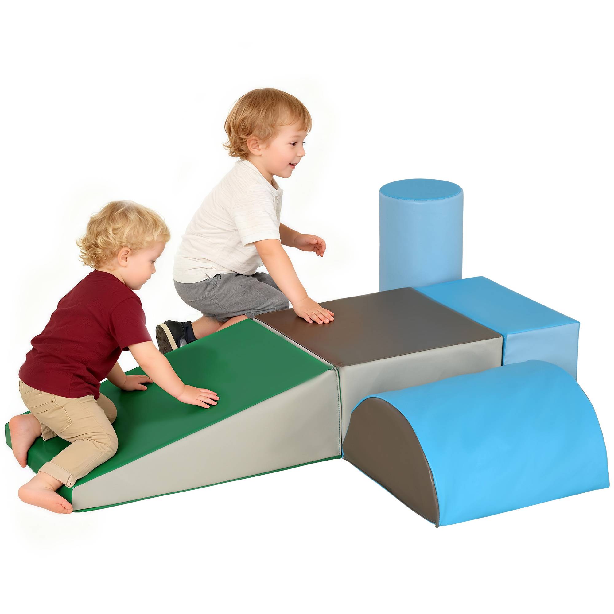 5PCS Module motricité bébé parcours motricité bébé en mousse EPE pour enfants d'âge préscolaire, multicolore