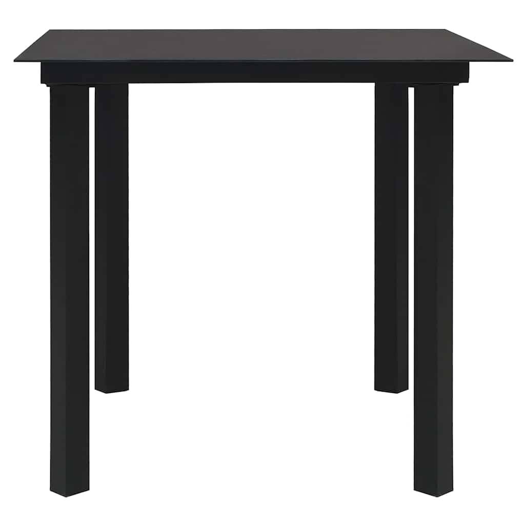 Vidaxl - Ensemble à manger de jardin 3 pcs-Salons de jardin noir rotin PVC 968163 - Image 8