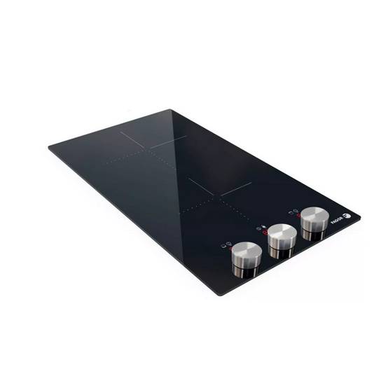Table de cuisson vitrocéramique 2 feux 2900w noir FTV2520T Fagor - Image 3