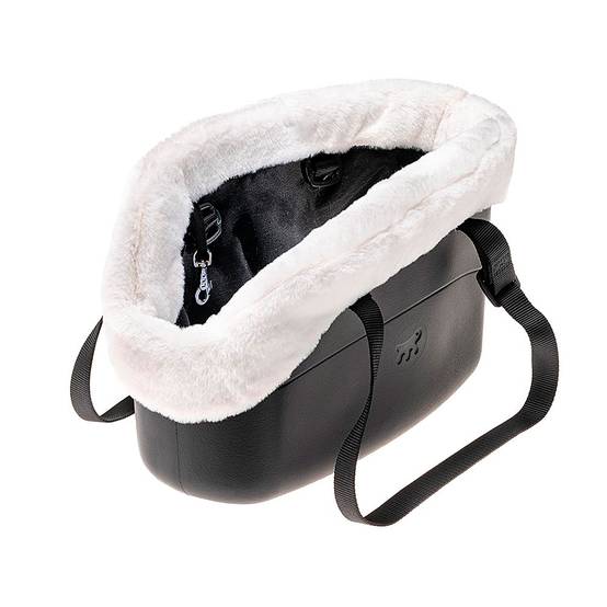 Ferplast - Ferplast Sac de transport pour chiens WITH ME WINTER, EVA, caoutchouc souple plastifié, avec housse en fourrure écologique, poignées réglables, - Imagen 1