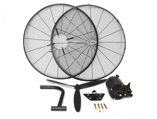 Purline - Ventilateur mural industriel 230W avec pales en aluminium - Purline - Image 5