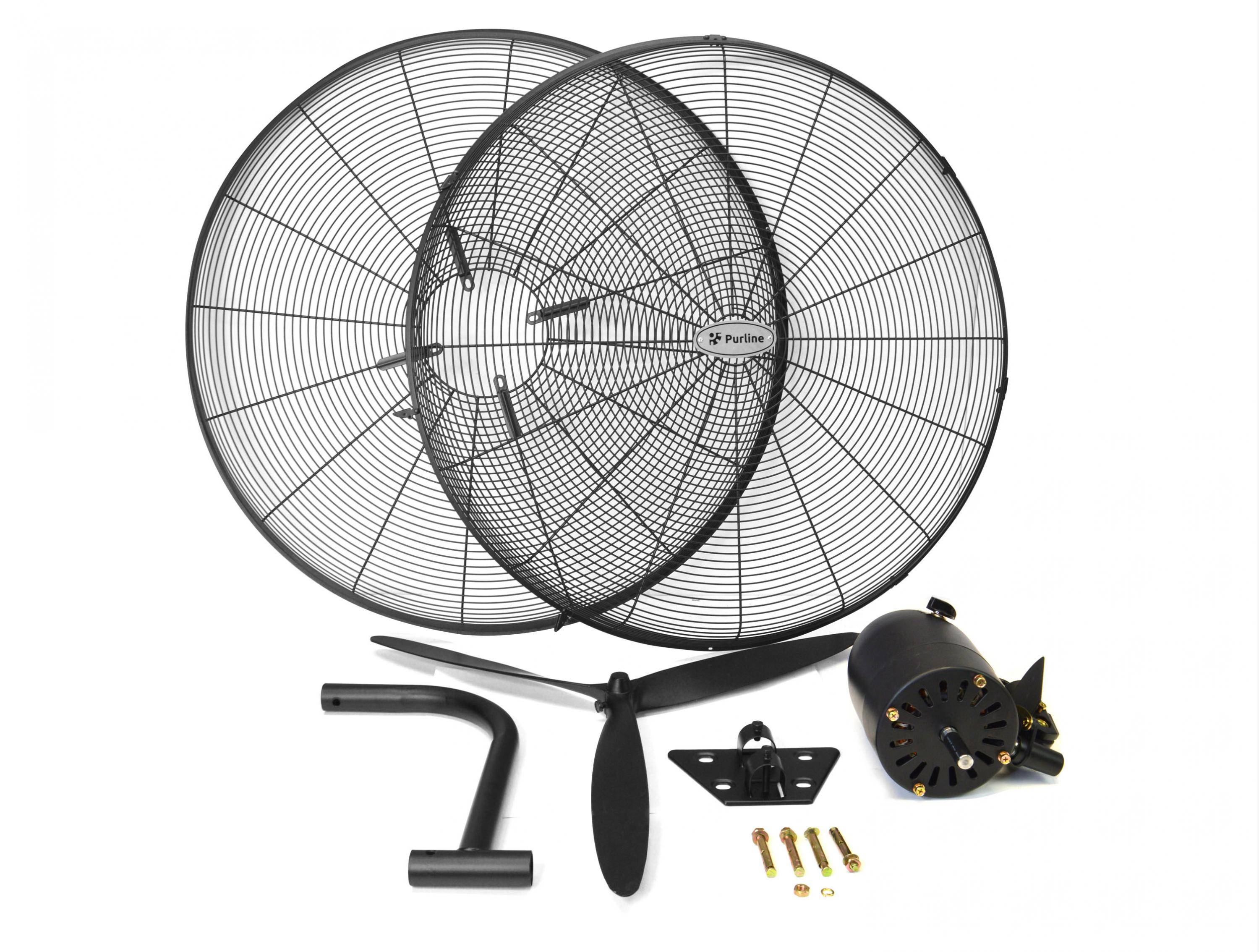 Purline - Ventilateur mural industriel 230W avec pales en aluminium - Purline - Image 5