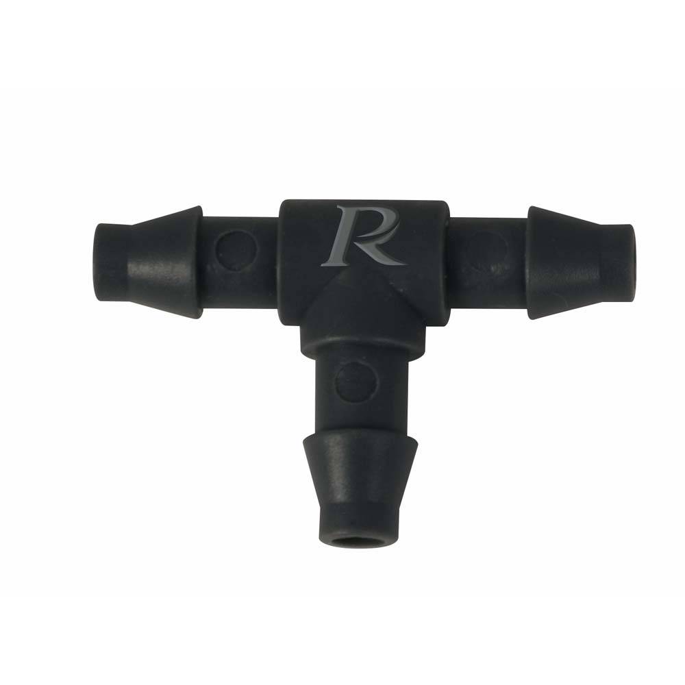 Ribimex - Te cannelé pour tuyau diamètre 6mm par 10