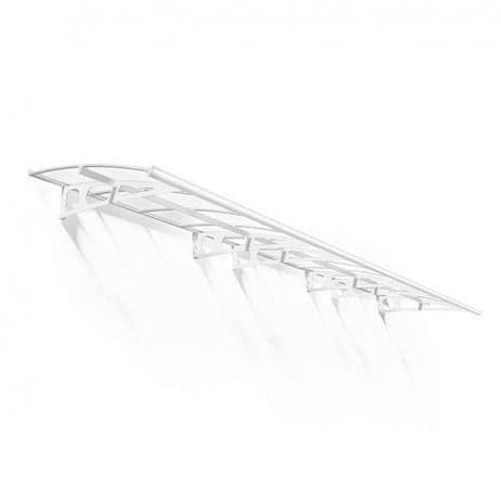 Canopia by Palram - Canopia Marquise de porte Bordeaux blanc transparent 447 X 139 - Imagen 7