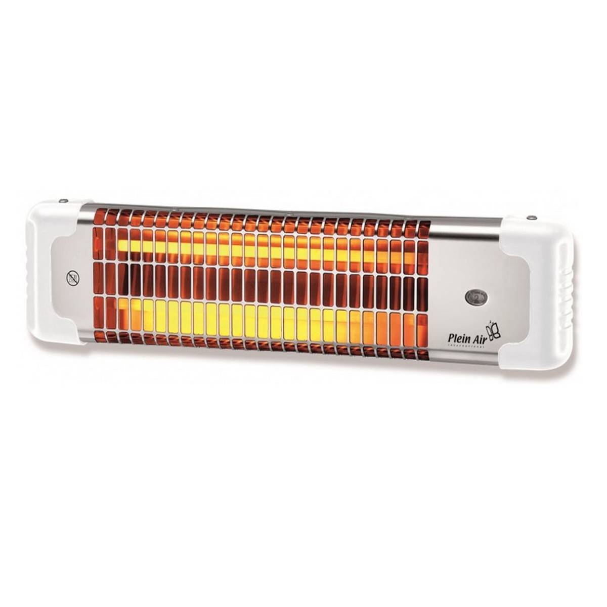 Reglette infrarouge Quartz 1200W PLEIN AIR chauffage mural Electrique inclinable 600W-1200W