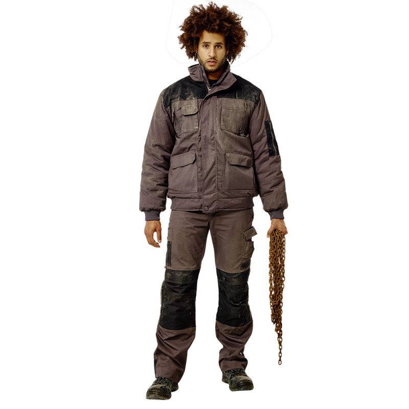 Herock - Pantalon de travail multipoches HEROCK Mars gris/noir - taille 46 - HEROCK - Imagen 3