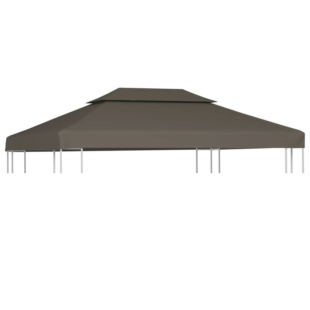 Pergola polyester taupe 4 x 3 m - Prolenta premium p370.6 - Image 2