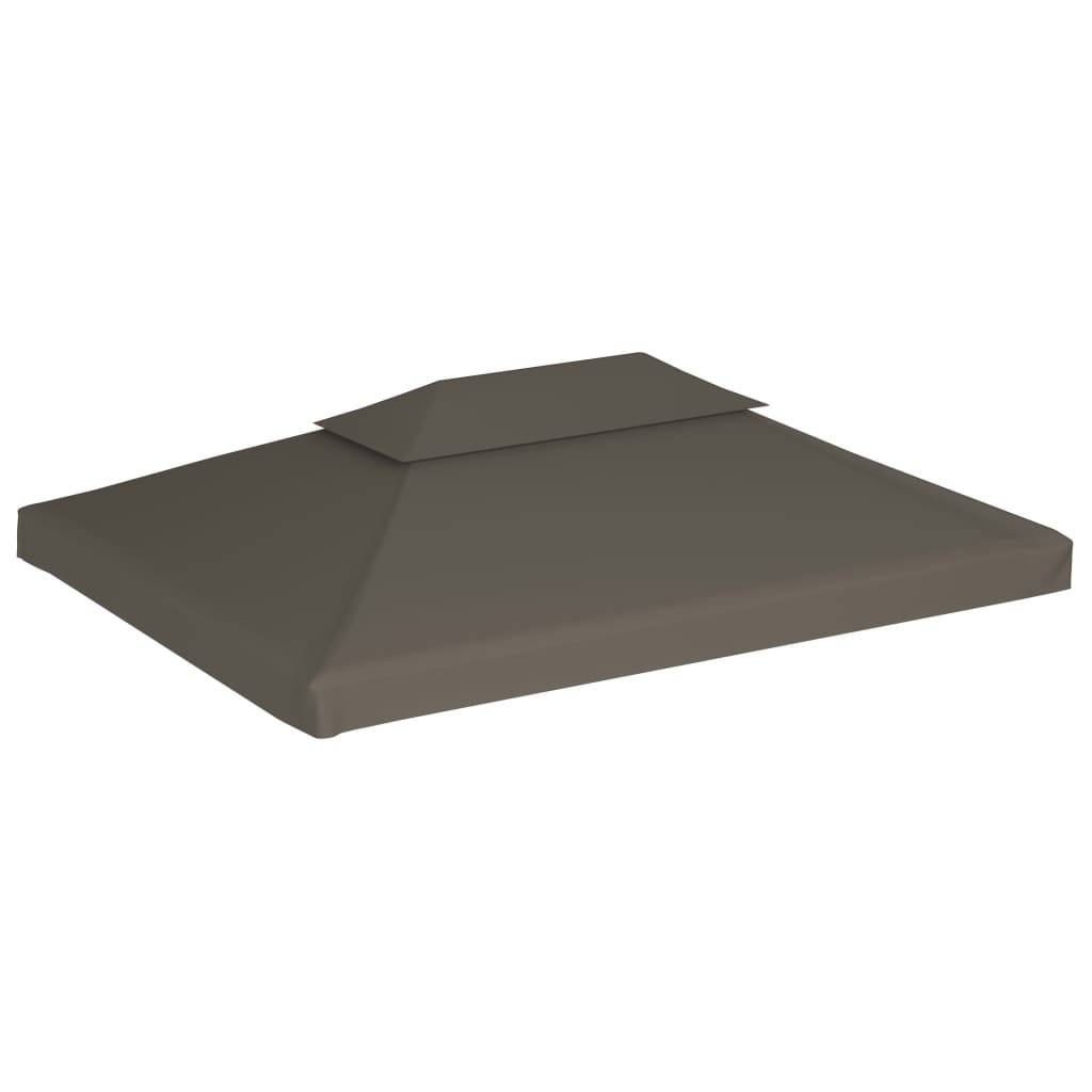 Pergola polyester taupe 4 x 3 m - Prolenta premium p370.6 - Image 1