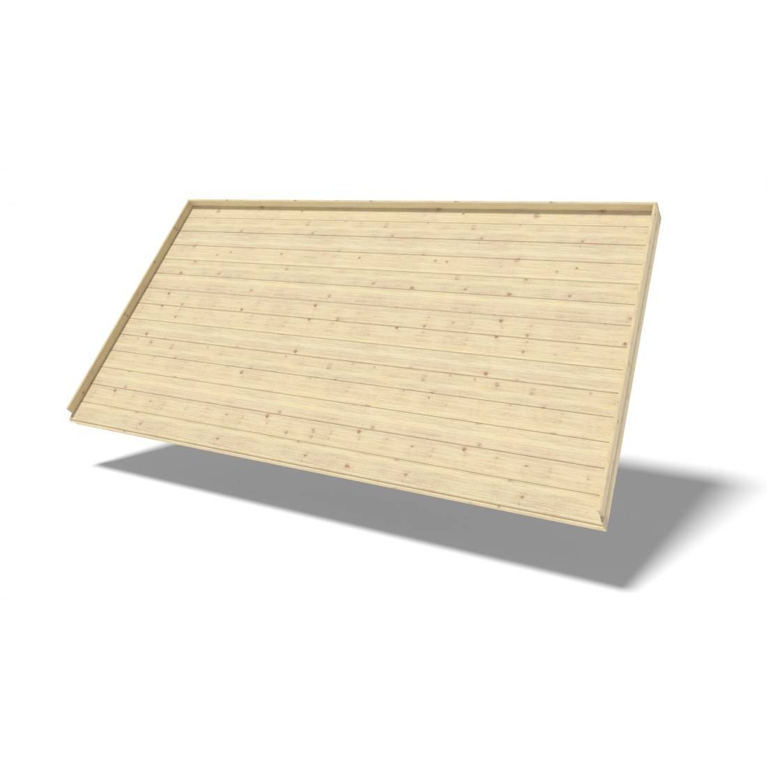 Altanka - Plancher universel pour abris de jardin - 18 mm - paquet de 3 m2 - Non traité - POD04 - ALTANKA - Imagen 3