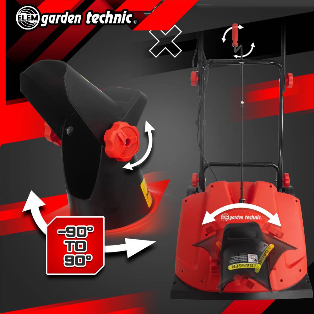 Elem Garden Technic - Déneigeuse électrique 2300 W - 50 cm - Elem Garden Technic - Image 4
